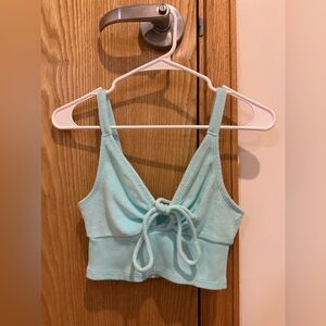 American Eagle v-neck keyhole tank top